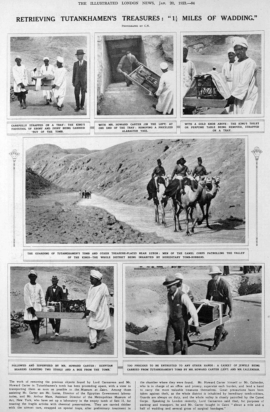1923 tut treasure wadding